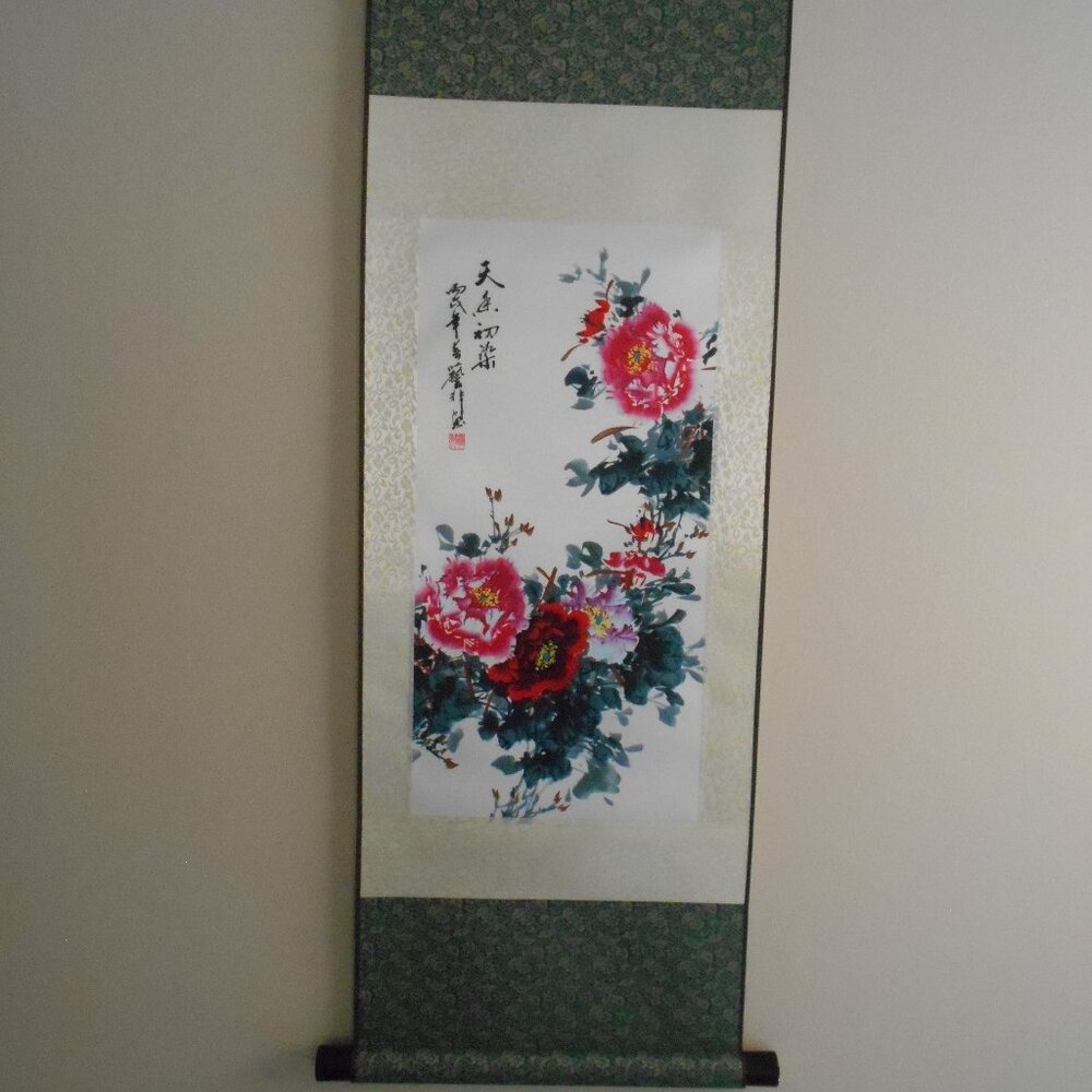 Fabric Chinese Hanging Scroll
